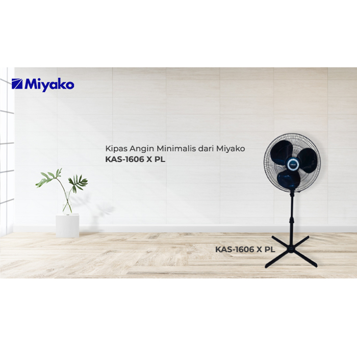 Miyako Standing Fan 16" Plastik - KAS1606XPL